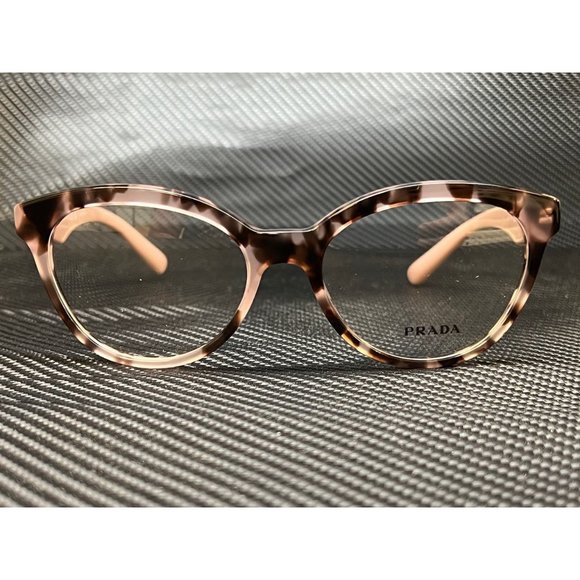 Prada Women's Pink Havana Eyeglasses - Picture 2 of 4